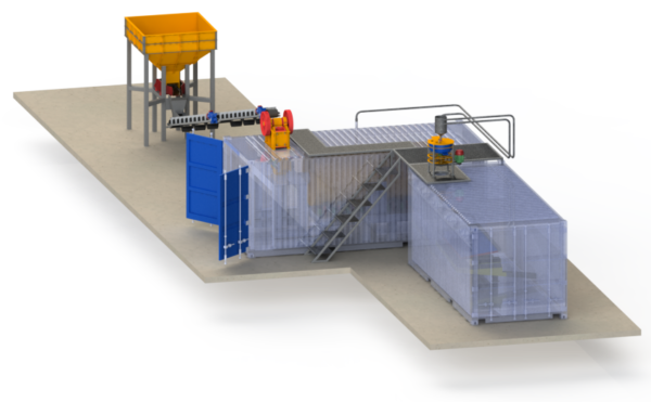 CGP-1 Containerised 5TPH Cold Processing Plant