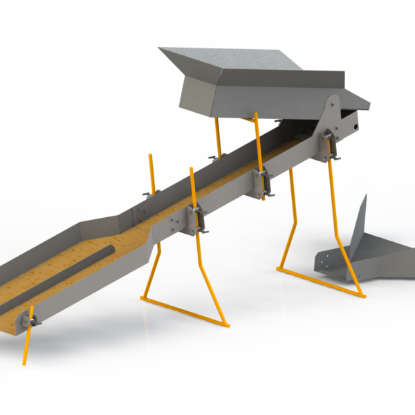 PS-001 - 500 KPH Power sluice (Highbanker and River sluice combo)